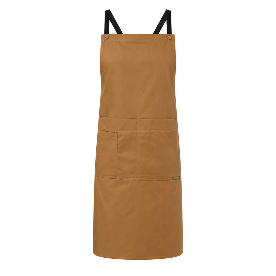 ChefsCraft CA031 Full Bib Apron With Pockets Cinnamon