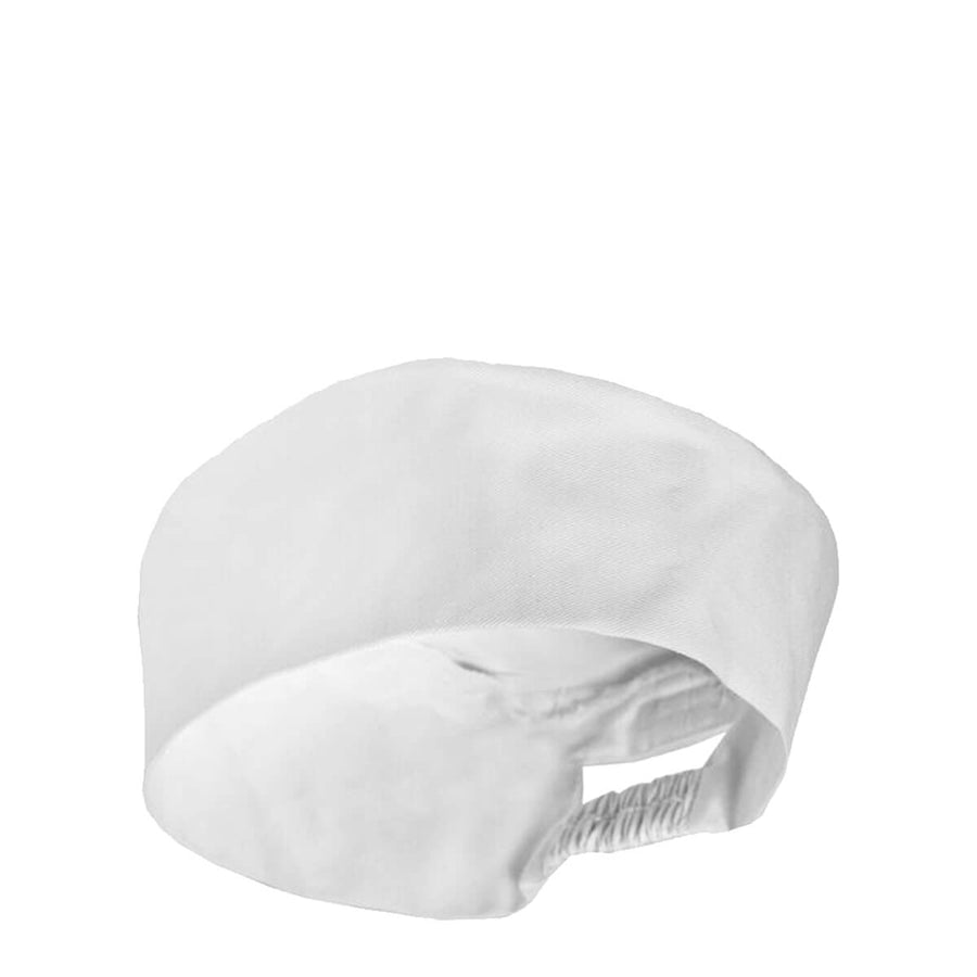 ChefsCraft CC103 Flat Top Chef Hat White