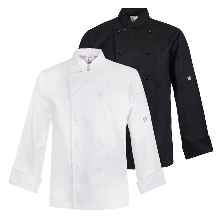 ChefsCraft CJ035 Executive Chef Jacket Long Sleeve White Back