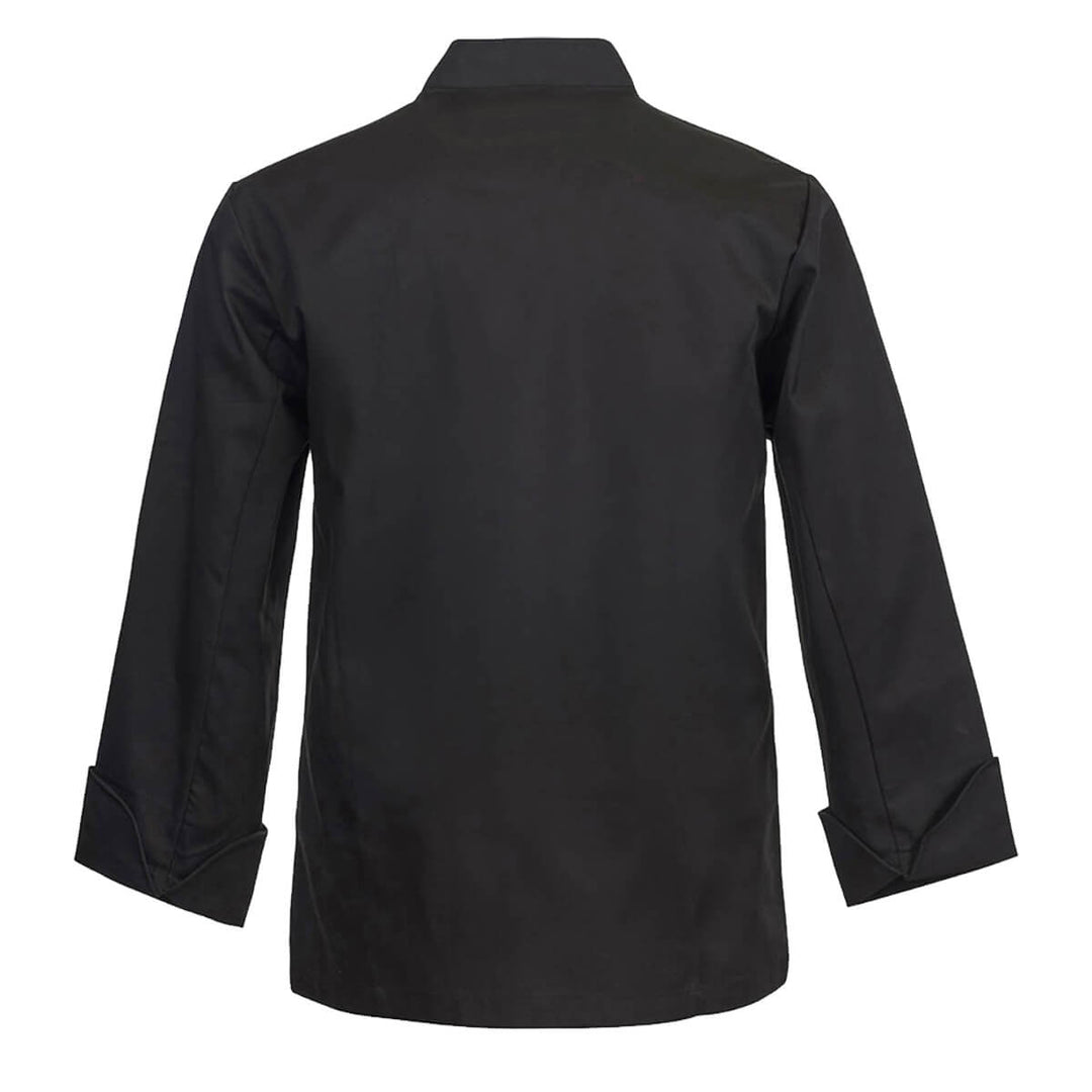 ChefsCraft CJ039 Executive Chef Jacket With Studs Long Sleeve White Front