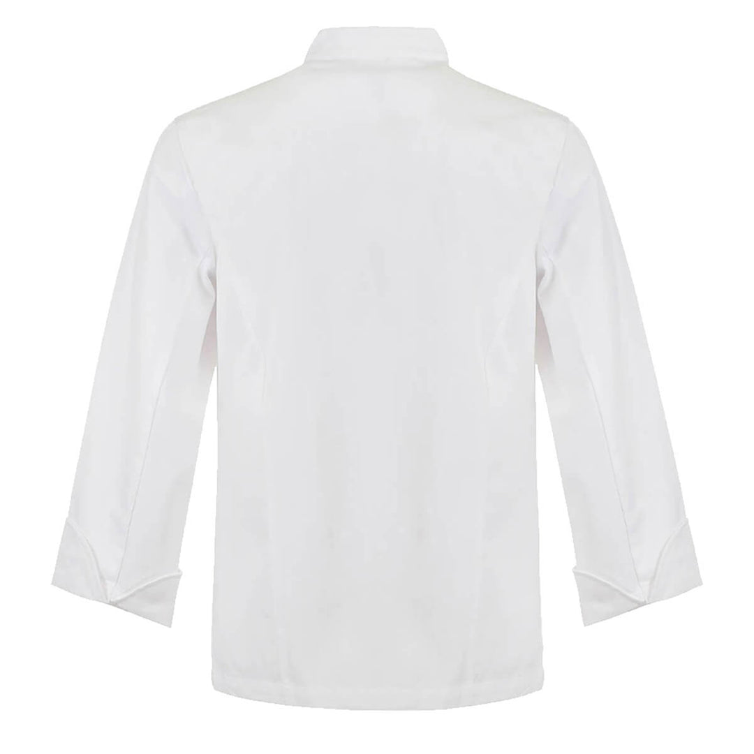 ChefsCraft CJ039 Executive Chef Jacket With Studs Long Sleeve Black Front