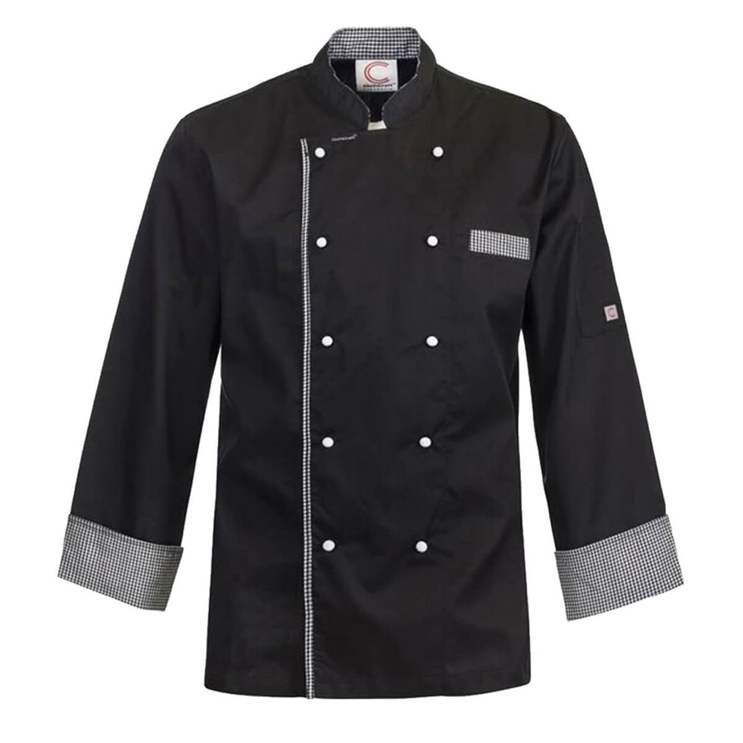 ChefsCraft CJ044 Executive Chef Jacket Back Vent Long Sleeve White