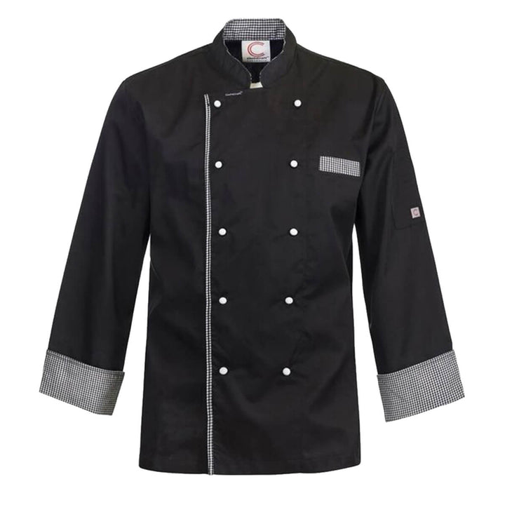 ChefsCraft CJ044 Executive Chef Jacket Back Vent Long Sleeve White