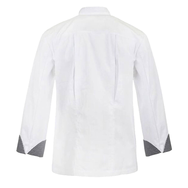 ChefsCraft CJ044 Executive Chef Jacket Back Vent Long Sleeve White