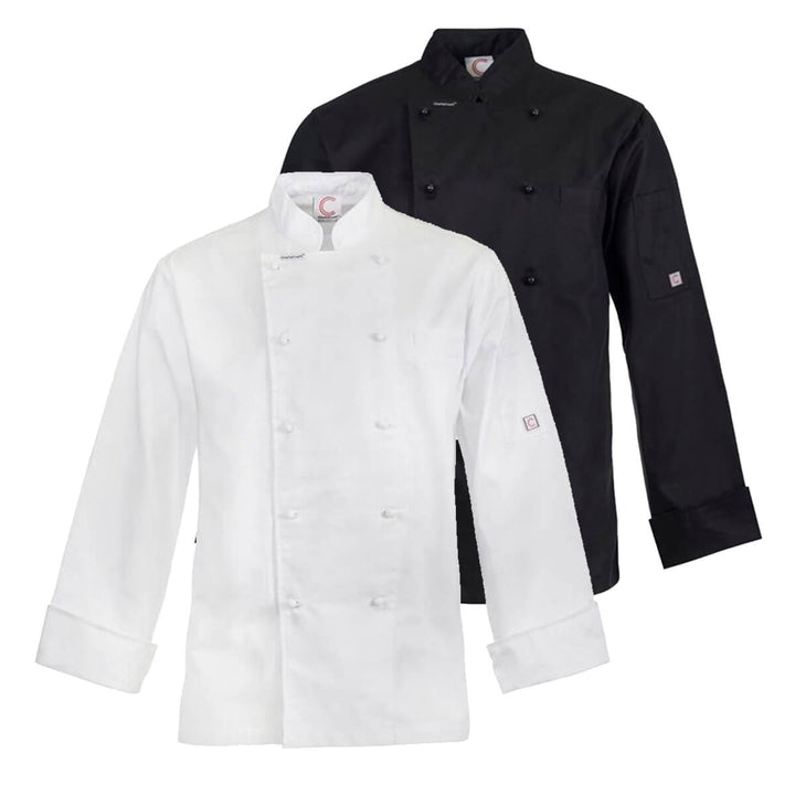 ChefsCraft CJ048 Chef Jacket - 155gsm Long Sleeve White Back