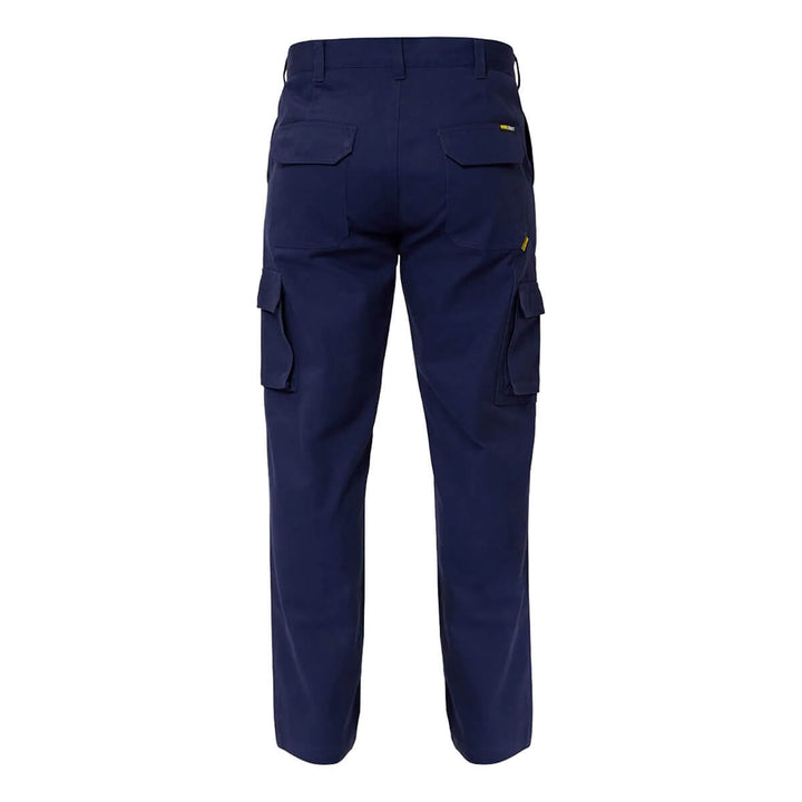 WorkCraft WP4016 Nextgen Cotton Drill Cargo Pants Navy Back