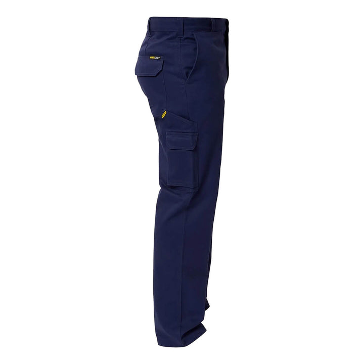 WorkCraft WP4016 Nextgen Cotton Drill Cargo Pants Navy Side