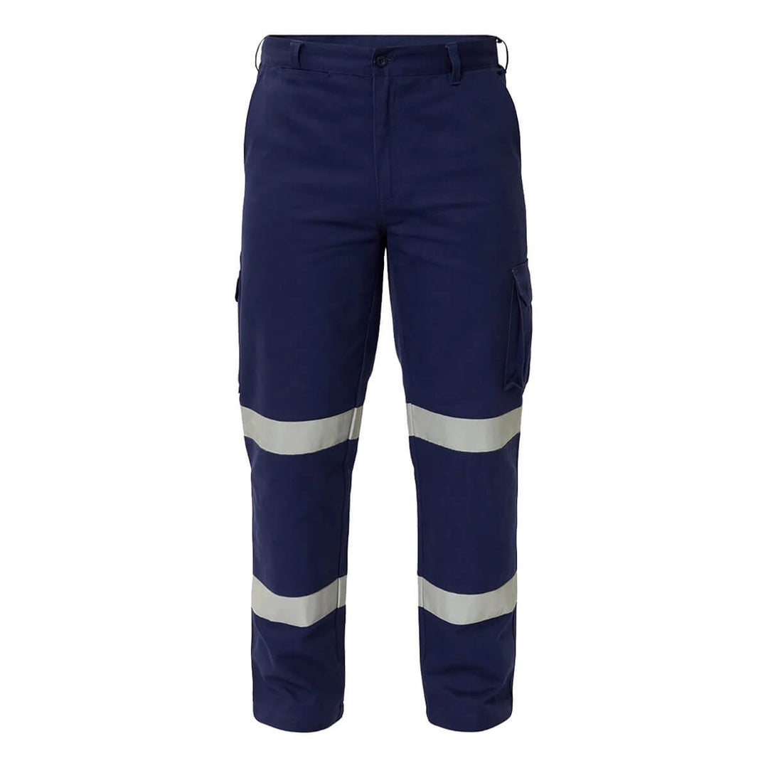 WorkCraft WP4017 Nextgen Taped Cotton Drill Cargo Pants Navy Front