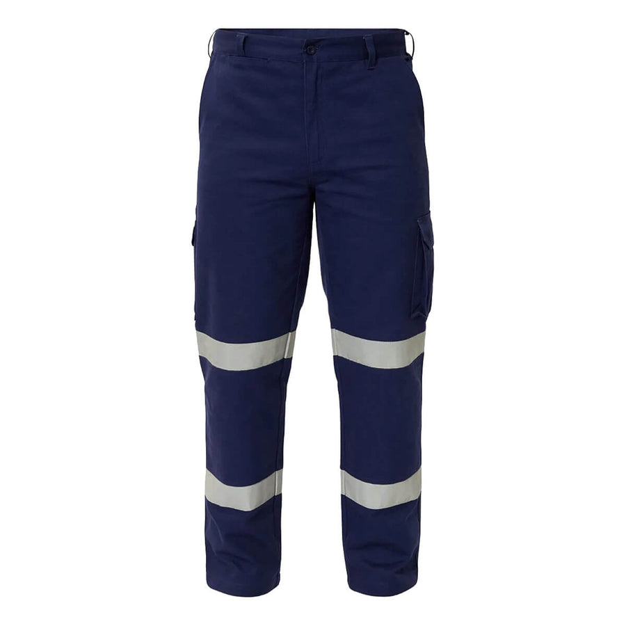 WorkCraft WP4017 Nextgen Taped Cotton Drill Cargo Pants Navy Front