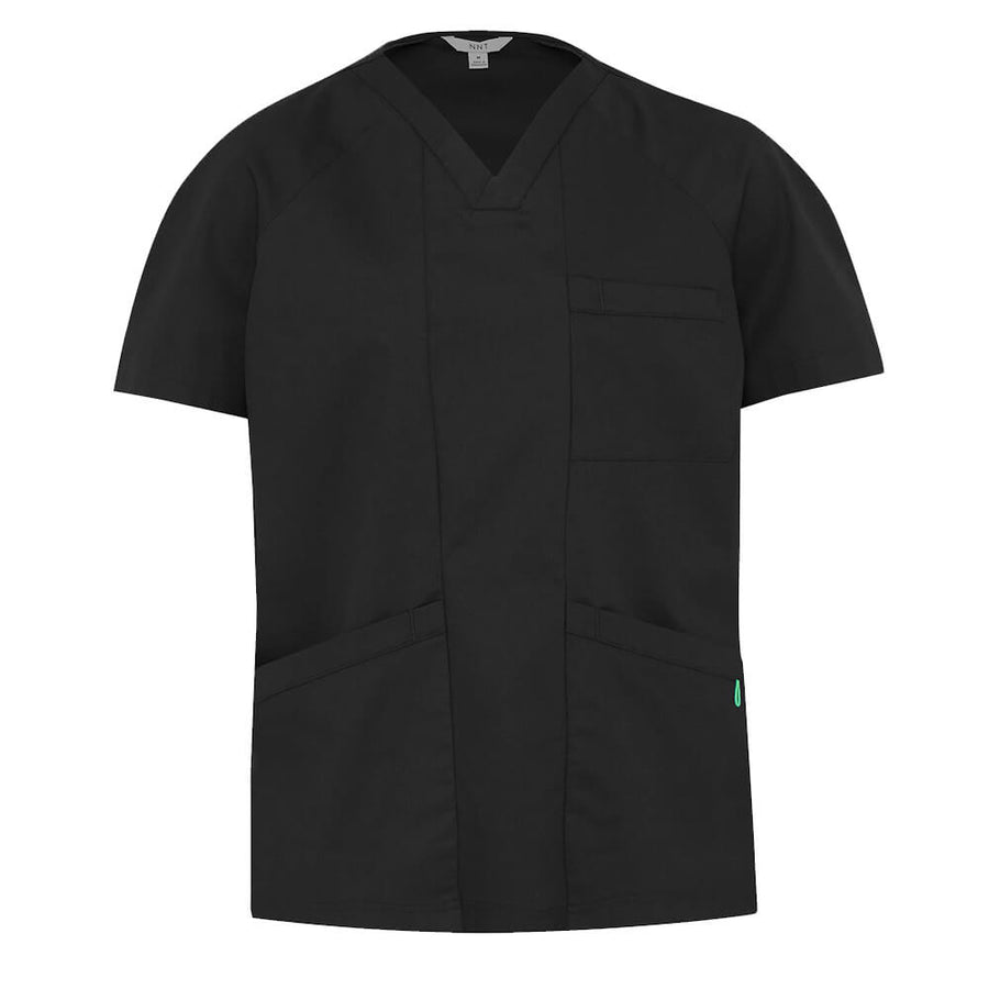NNT Carl Next-Gen Antibacterial Unisex Scrub Top Black