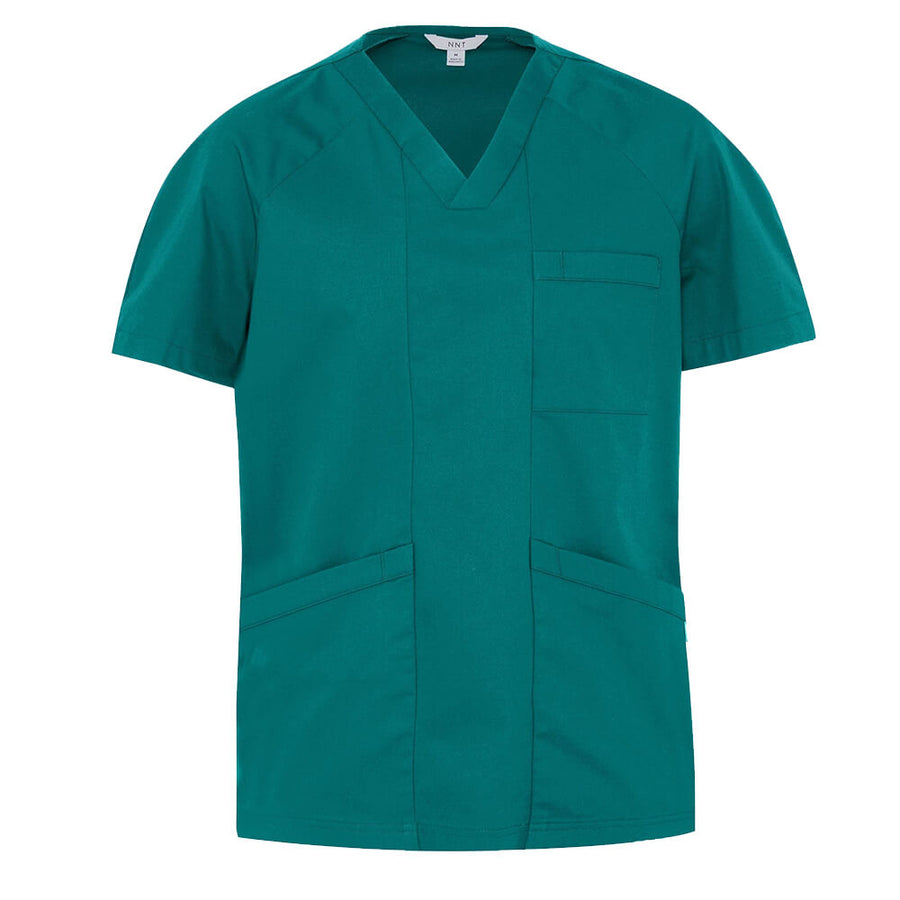 NNT Carl Next-Gen Antibacterial Unisex Scrub Top Green