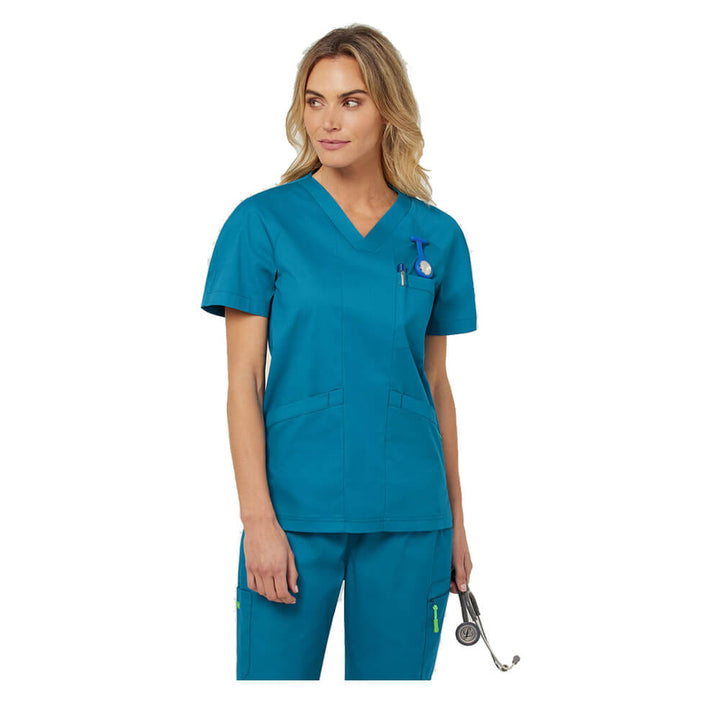 NNT Carl Next-Gen Antibacterial Unisex Scrub Top Teal