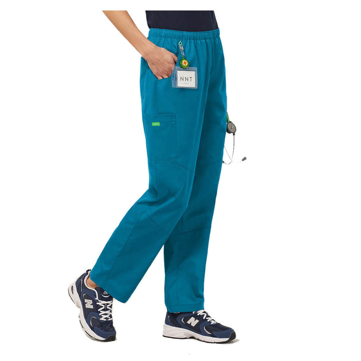 NNT Rontgen Next-Gen Antibacterial Unisex Scrub Pant Teal Side