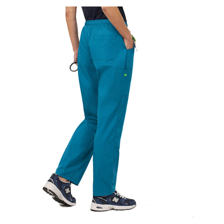 NNT Rontgen Next-Gen Antibacterial Unisex Scrub Pant Teal Back