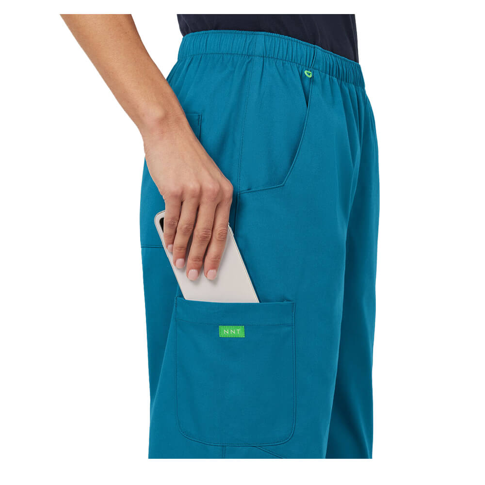 NNT Rontgen Next-Gen Antibacterial Unisex Scrub Pant Teal Pocket