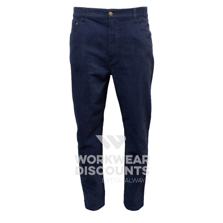 Pilgrim 1150 Mens 5 Pocket Western Moleskin Jean Acorn Back