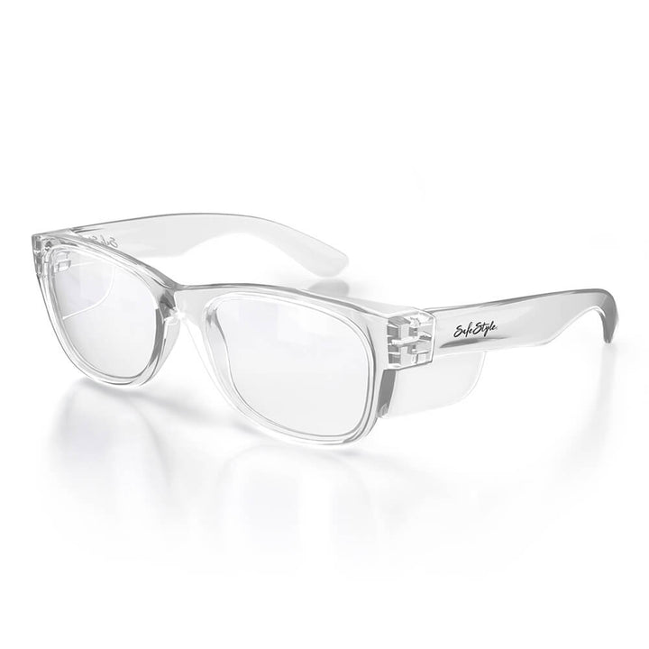 SafeStyle CCC100 Classics Clear Clear UV400 Lens View 2 Angle