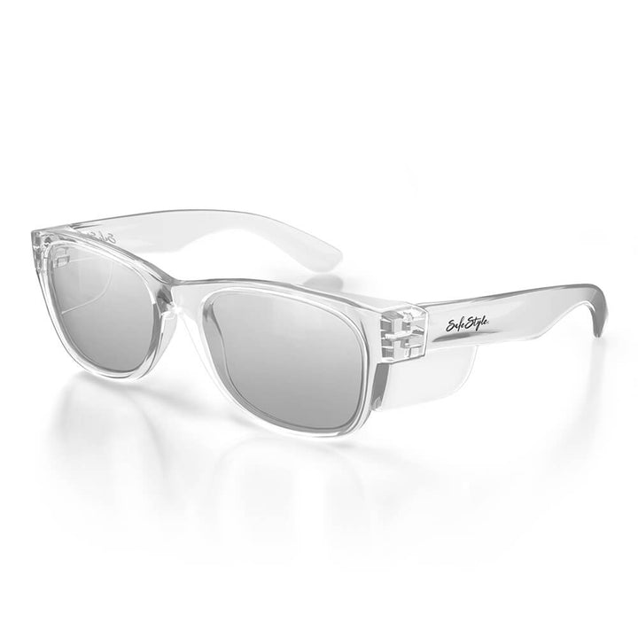 SafeStyle CCH100 Classics Clear Hybrids UV400 Lens View 2 Angle