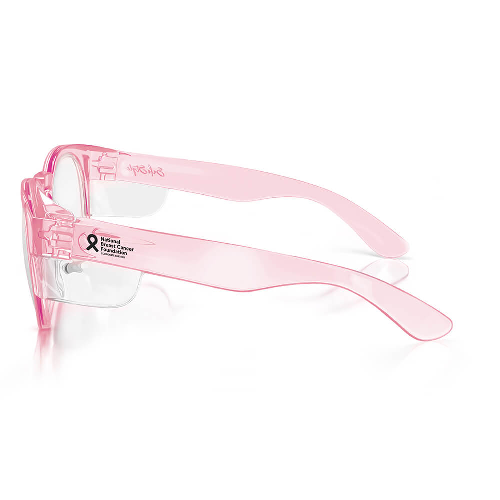 SafeStyle CRPC100 Cruisers Pink Clear UV400 Lens View 3 Side