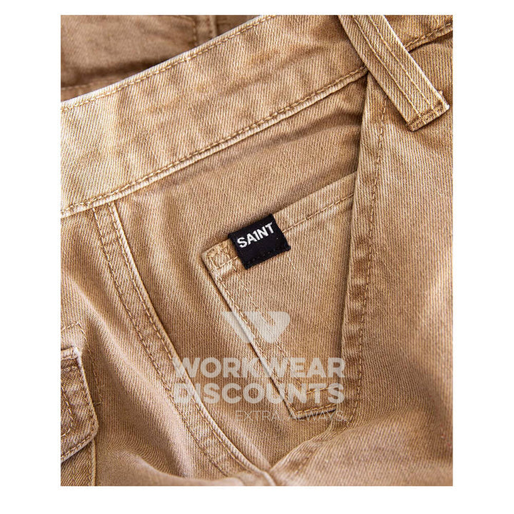 Saint Works Cargo Jeans Stone Fob Pocket