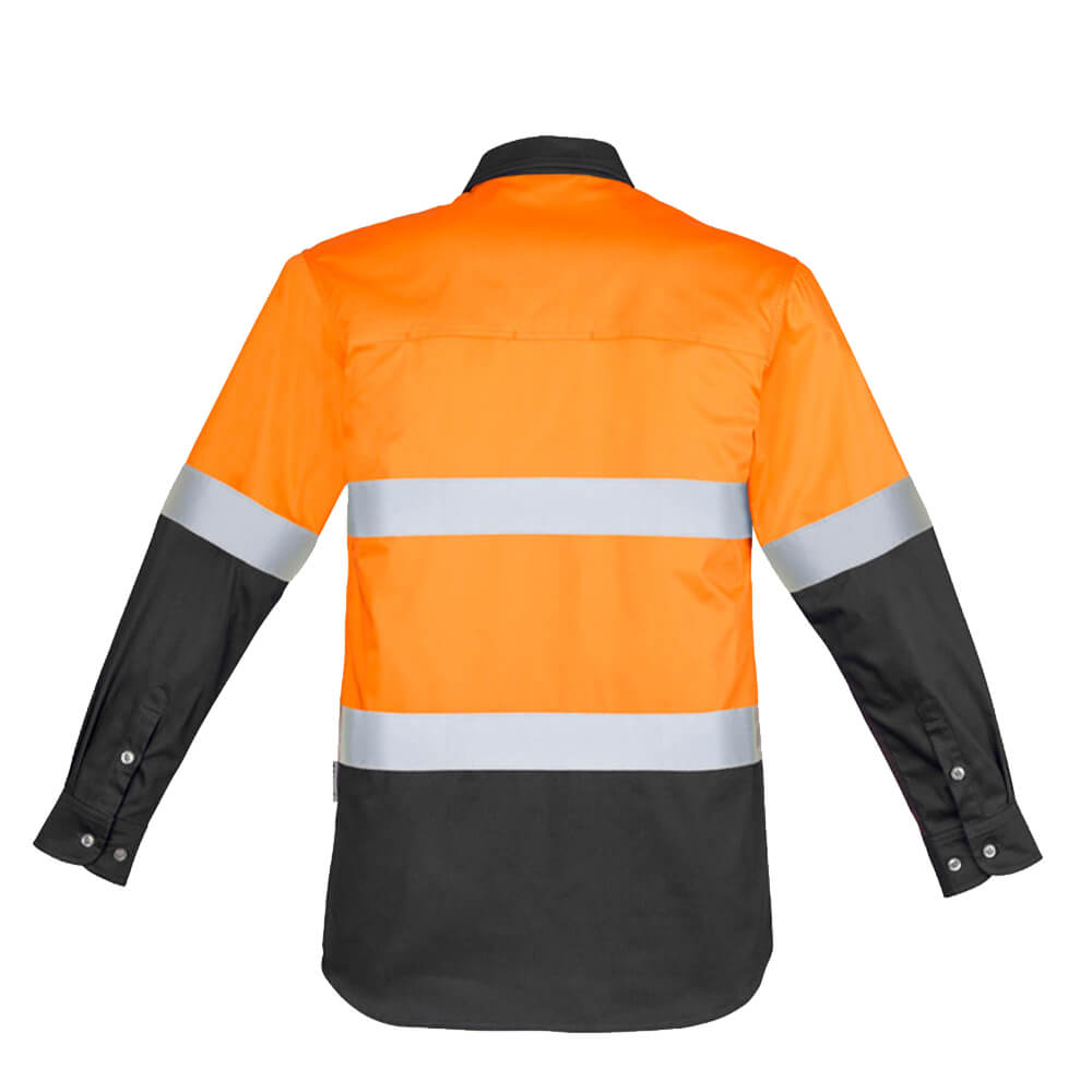 Syzmik ZW123 Orange_Charcoal Back