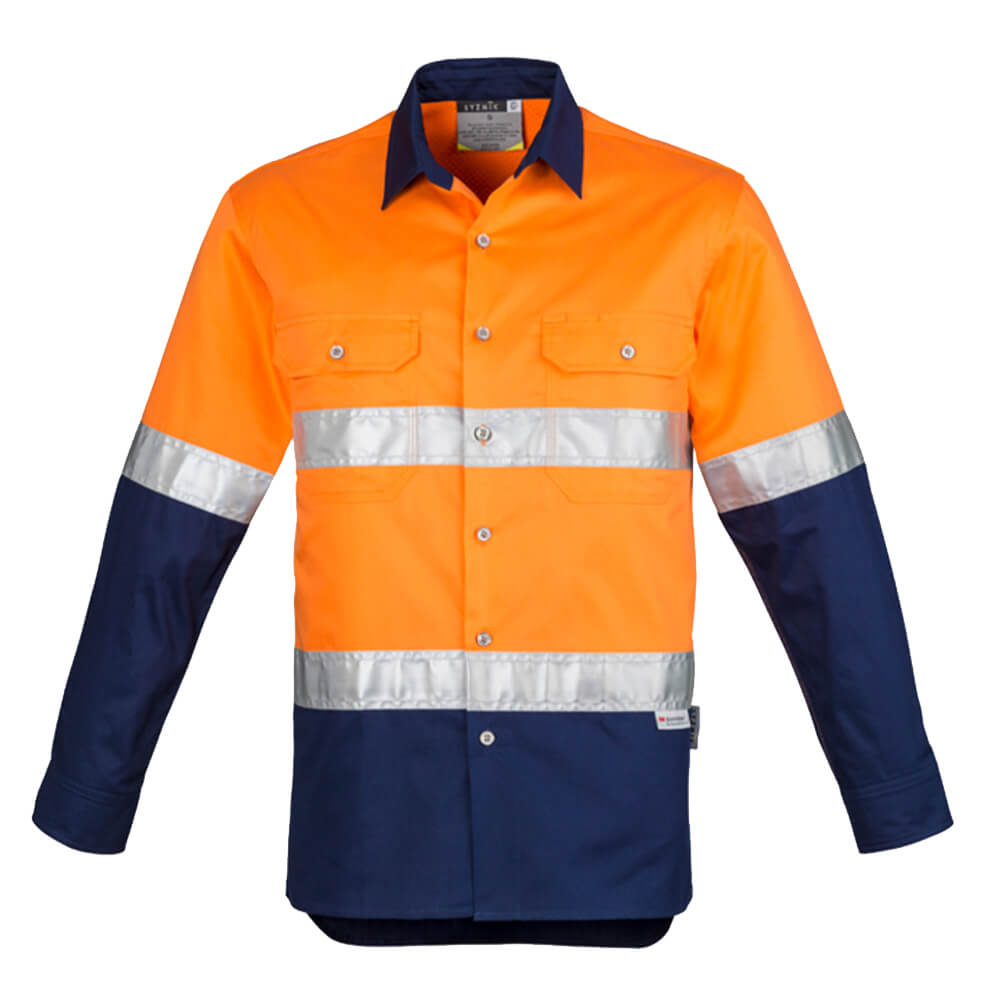 Syzmik ZW123 Orange_Navy Front