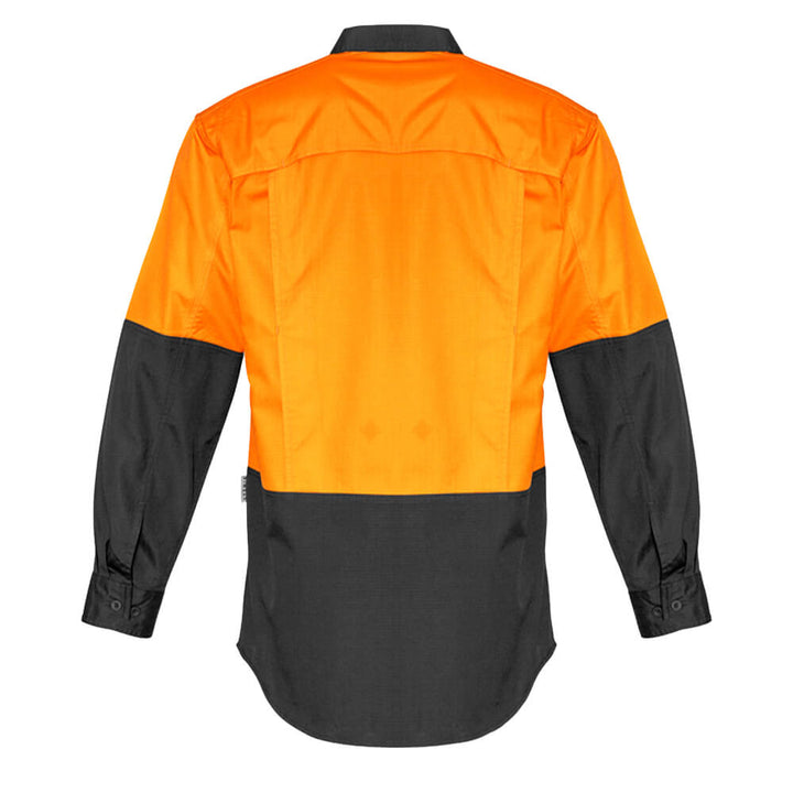 Syzmik ZW128 Orange_Charcoal Back