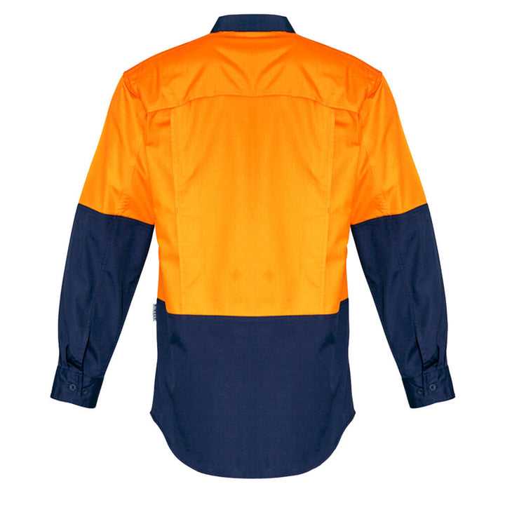 Syzmik ZW128 Orange_Navy Back