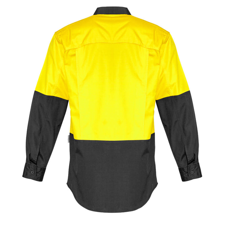 Syzmik ZW128 Yellow_Charcoal Back