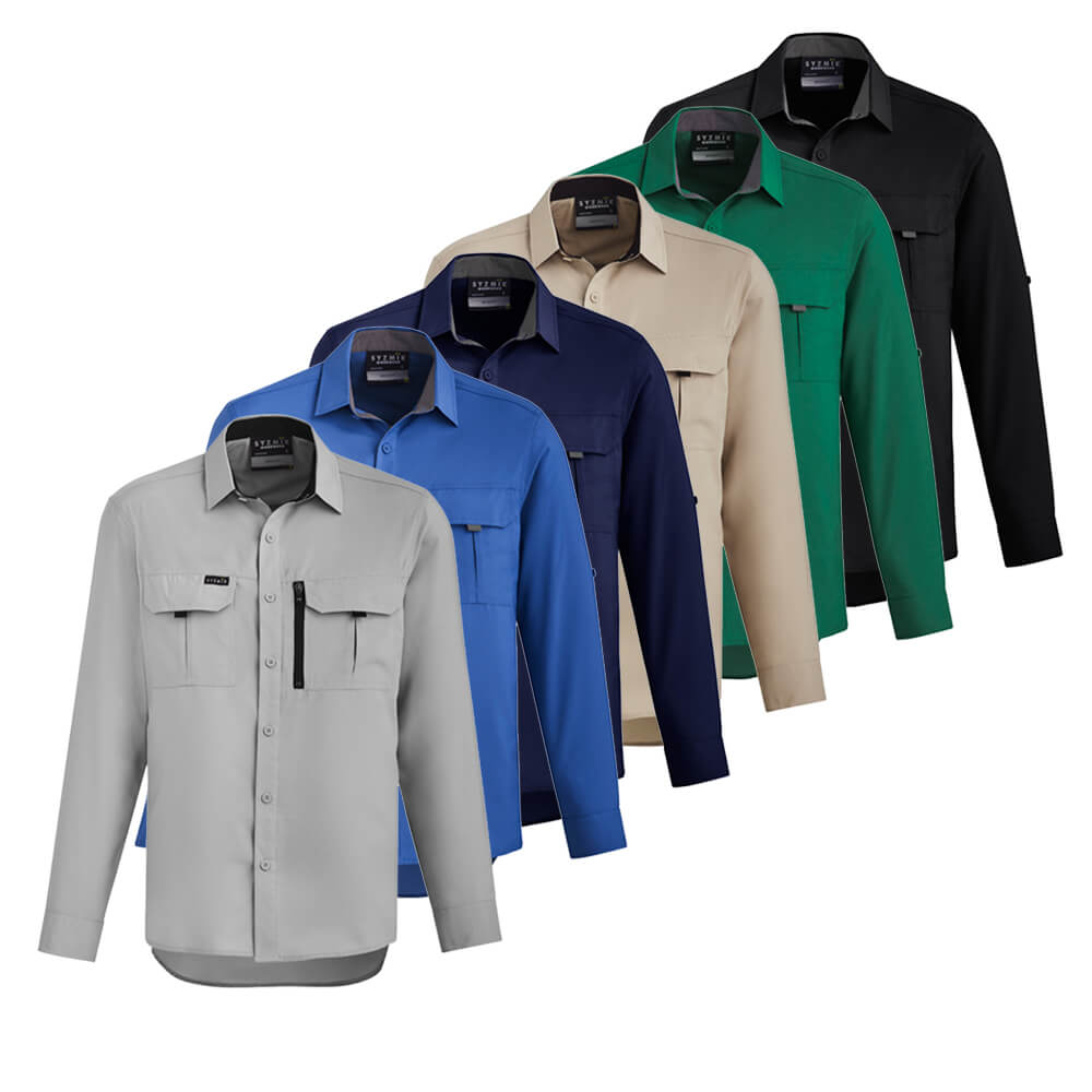 Syzmik ZW460 Mens Outdoor Long Sleeve Shirt – Workwear Discounts