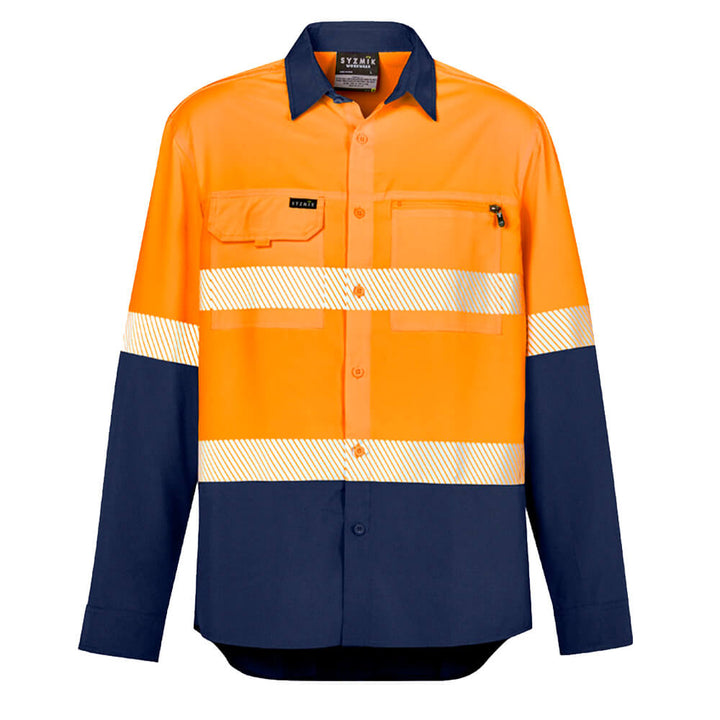 Syzmik ZW470 Orange_Navy Front