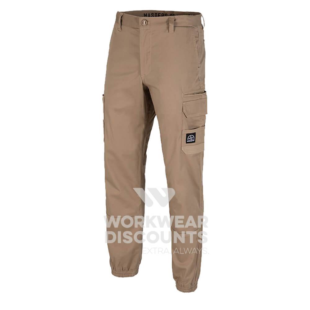 Unit Demolition Mens Cuffed Pants Khaki Front 