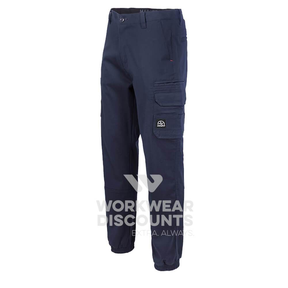 Unit Demolition Mens Cuffed Pants Navy Front 