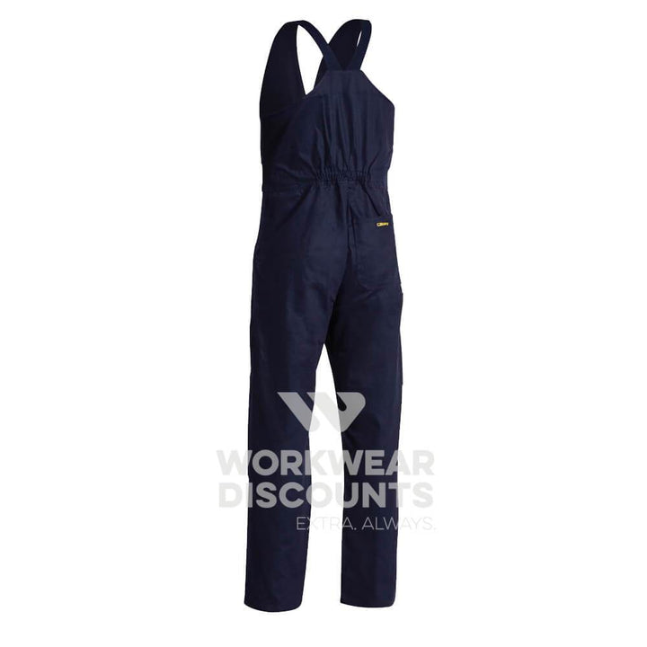 Bisley BAB0007 Cotton Drill Action Back Overall Navy Back