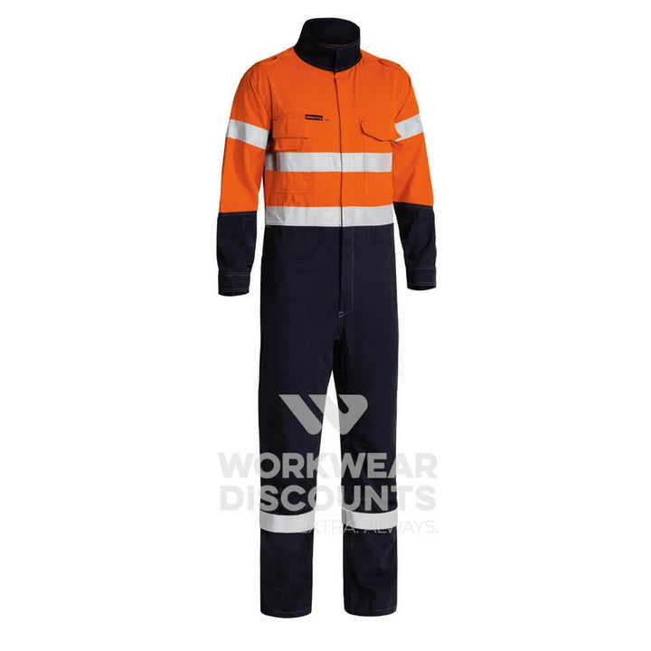Bisley BC8086T Two Tone Hi-Vis Taped Vented FR Coverall