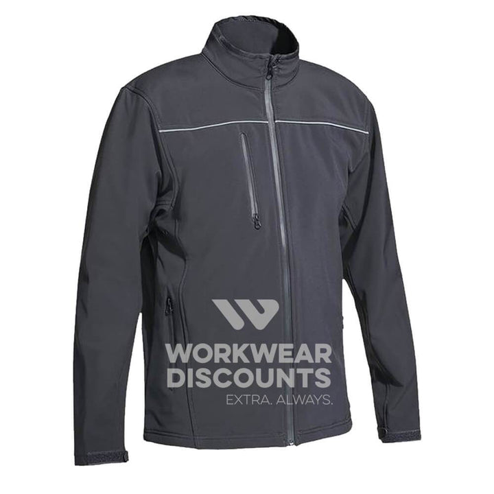 Bisley BJ6060 Soft Shell Jacket Charcoal Front