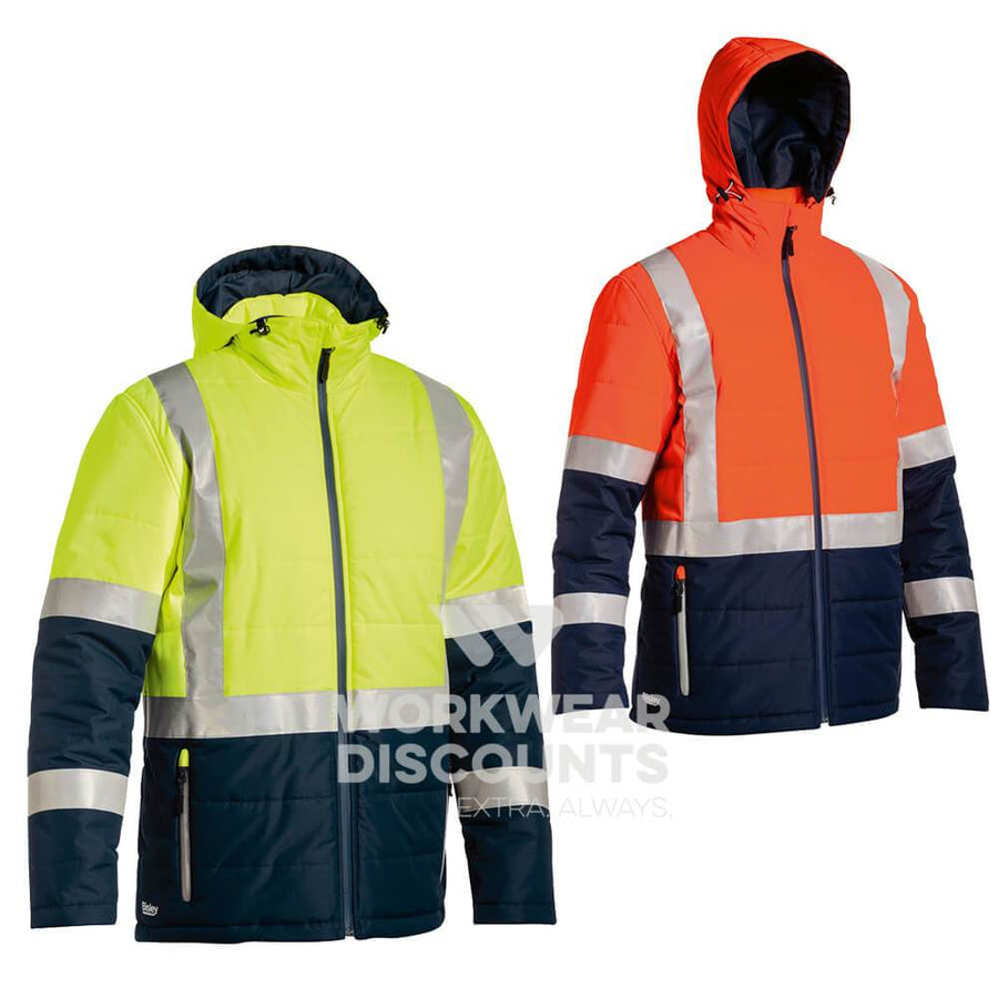 Bisley BJ6929HT Taped Two Tone Puffer Jacket