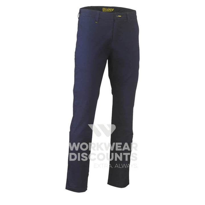 Bisley BP6008 Stretch Cotton Drill Work Pants Navy Front