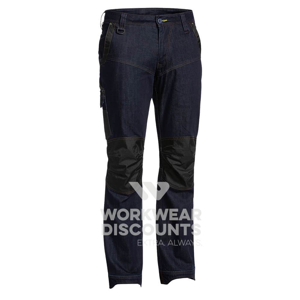 Bisley BP6135 Flex and Move Denim Jeans Dark Denim