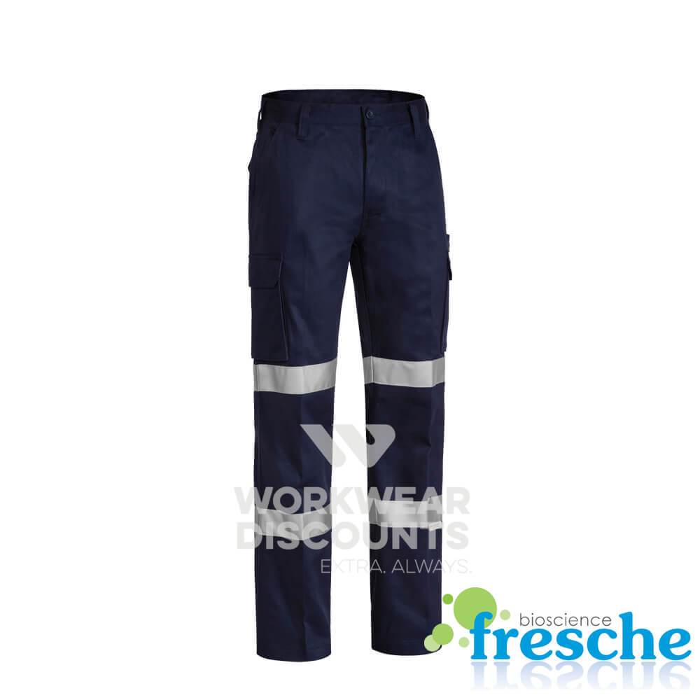 Bisley BPC6003T Taped Cotton Drill Cargo Pants Double Hoop