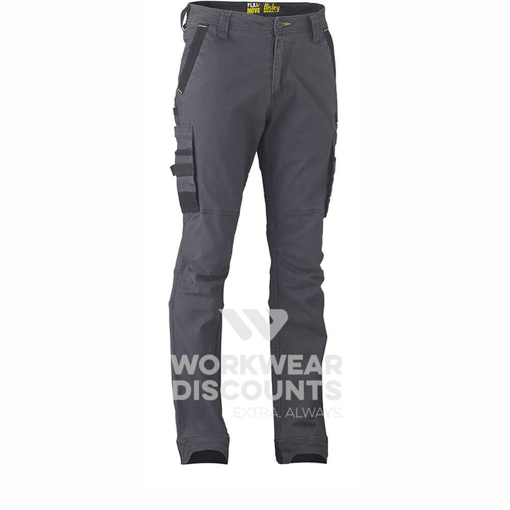 Bisley BPC6331 Flex & Move Stretch Cargo Utility Pant Charcoal Front