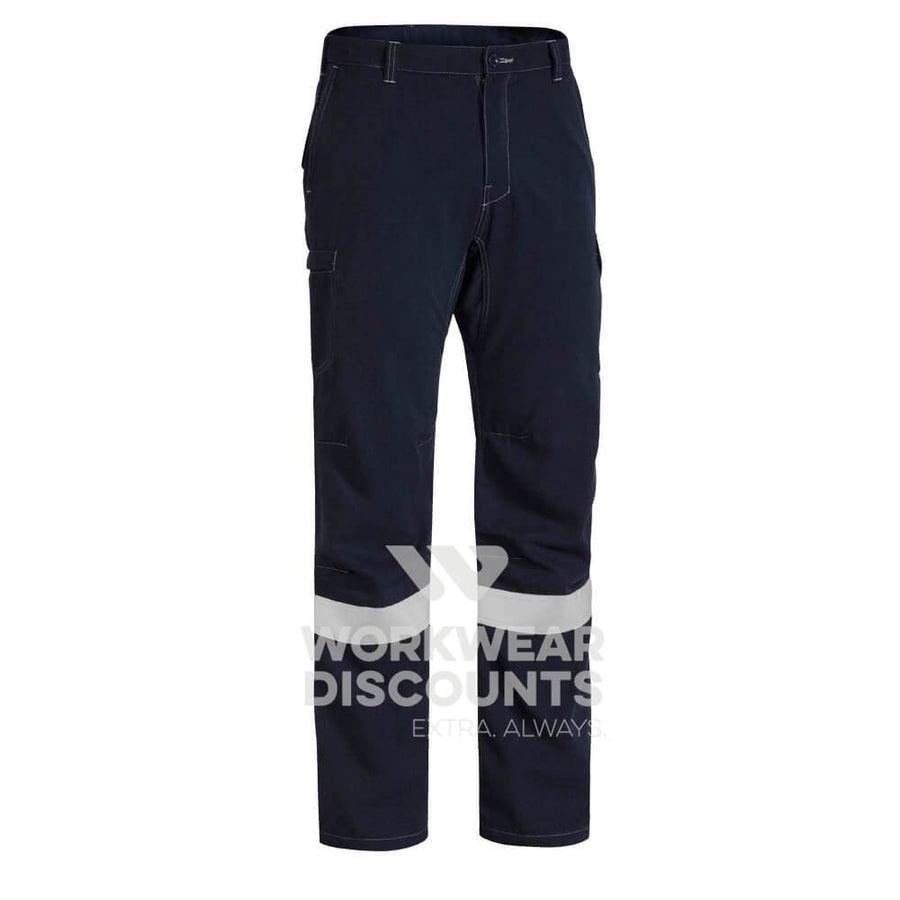 Bisley BPC8092T TenCate Tecasafe Plus Taped Engineered Vented FR Cargo Pants Navy Front