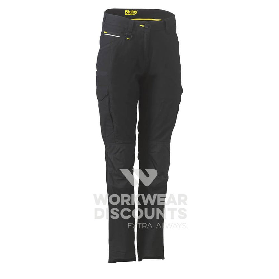 Bisley BPL6044 Womens Flex & Move Cargo Pants Black Front