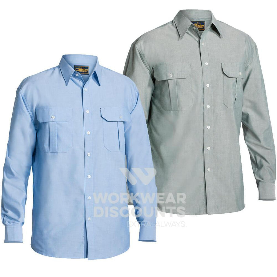 Bisley BS6030 Oxford Shirt Long Sleeve