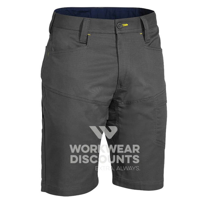 Bisley BSH1474 Airflow Ripstop Vented Work Shorts Charcoal Front