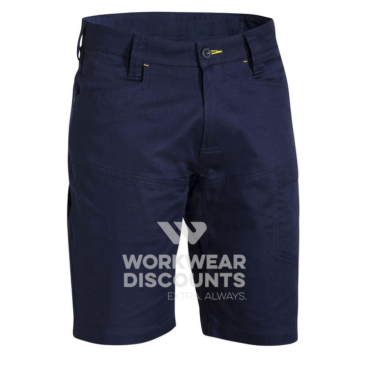 Bisley BSH1474 Airflow Ripstop Vented Work Shorts Navy Front
