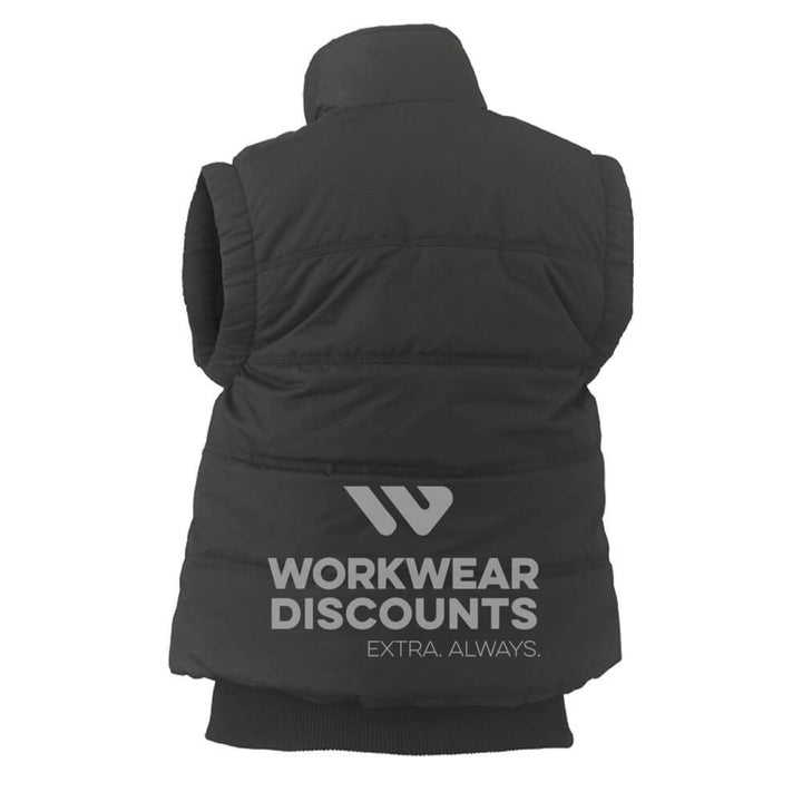 Bisley BVL0828 Womens Puffer Vest Black Back