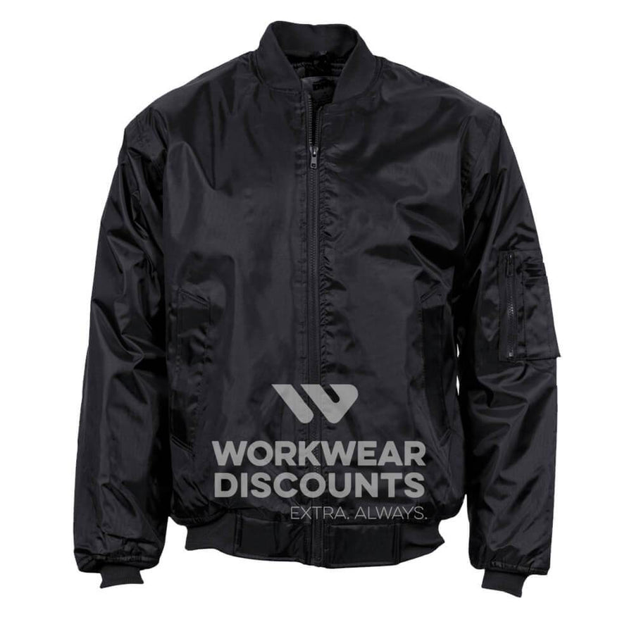 DNC 3605 Flying Jacket with Plastic Zip Black