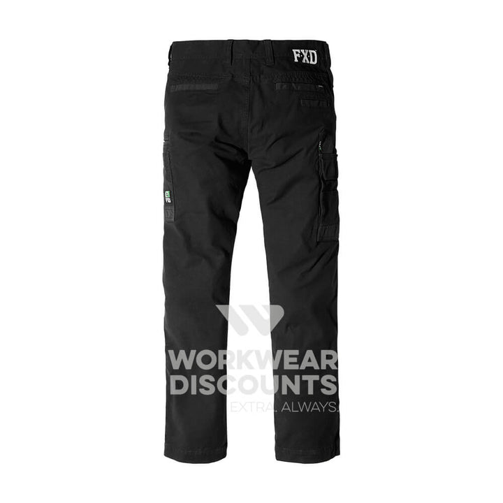 FXD WP3W 360 Ladies Stretch Cotton Work Pants Black Back