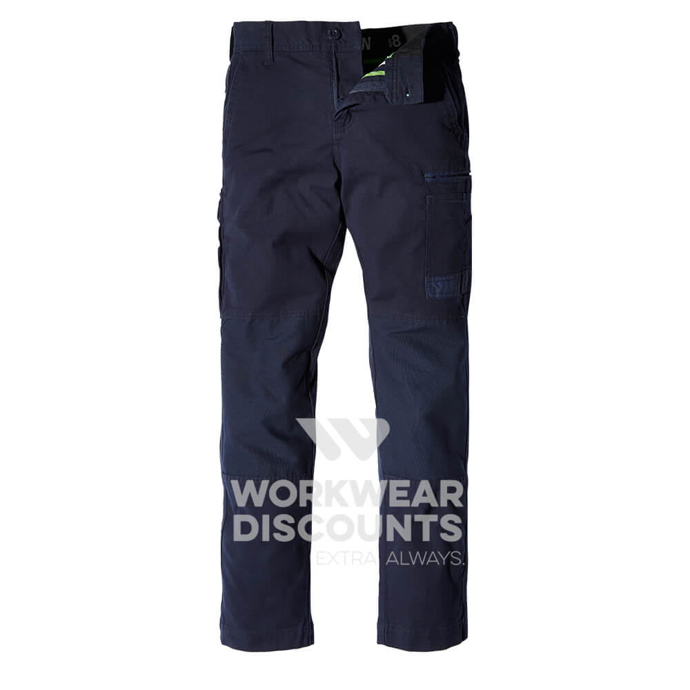 FXD WP3W 360 Ladies Stretch Cotton Work Pants Navy Front